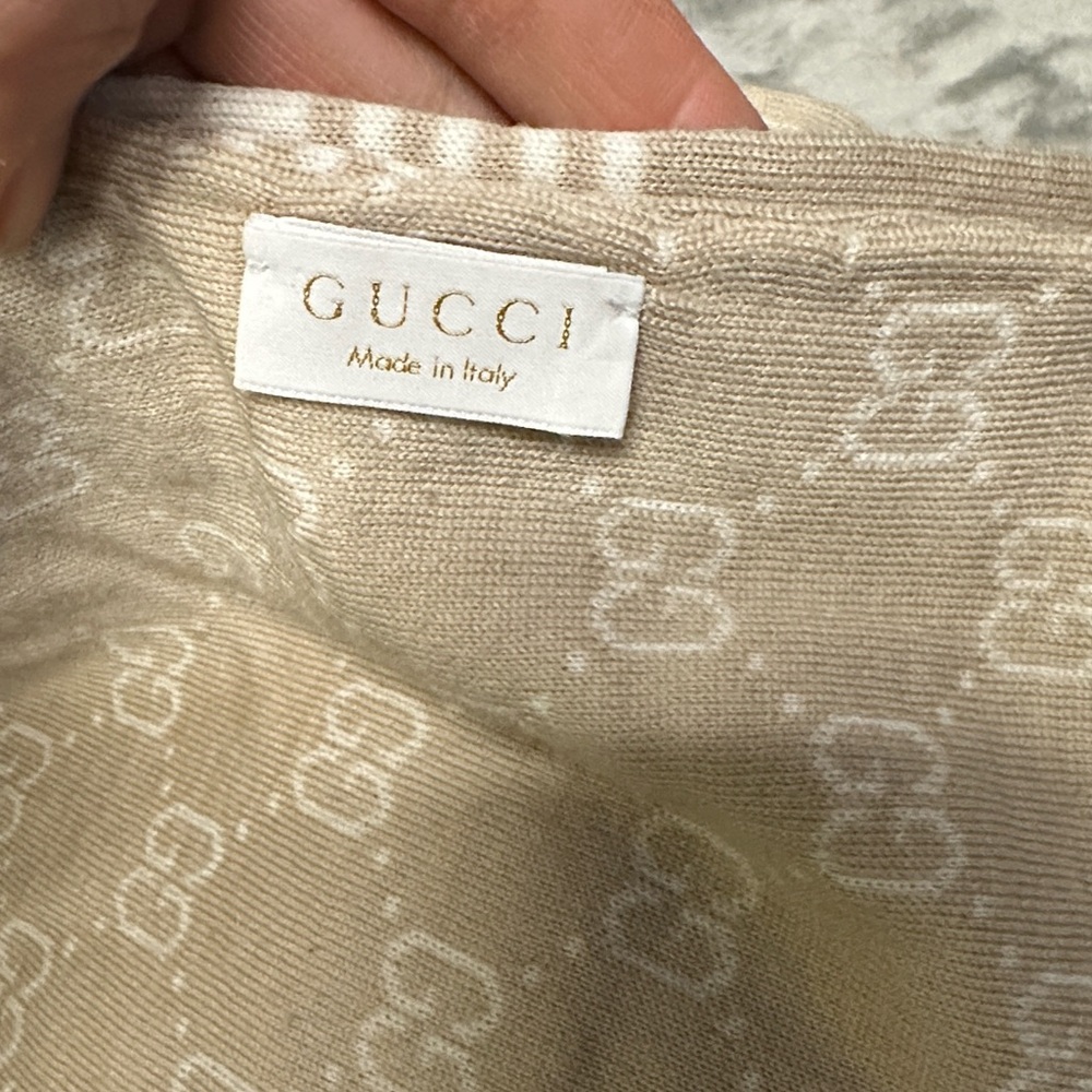 Set Gucci Nikky Wool Scarf & Gucci Beanie - Picture 5 of 5